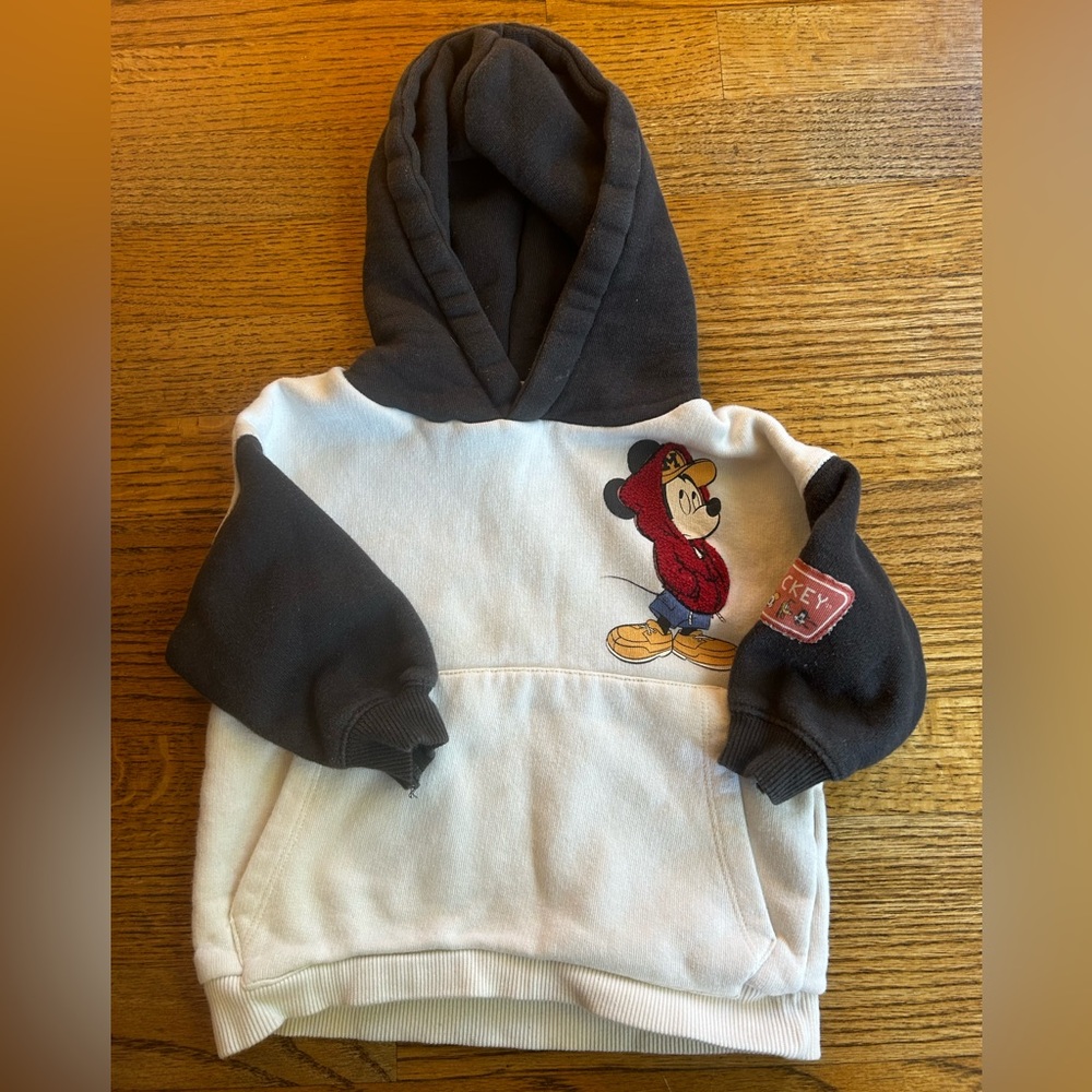 Zara Disney Mickey’s Crew hoodie sweatshirt